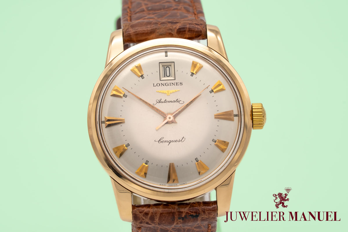 Longines Conquest Heritage L1.611.6 Rosegold 750 Automatik 35mm