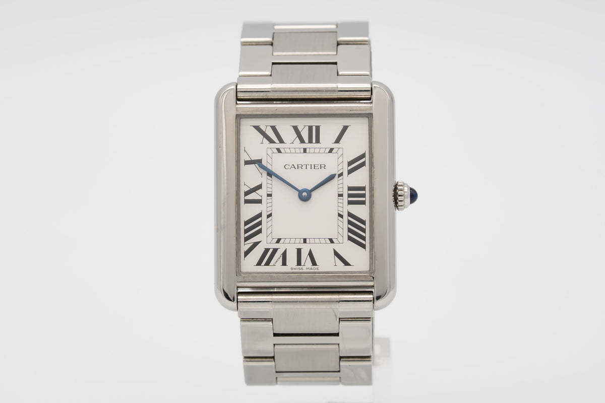Cartier Tank Solo 3169 Stainless Steel Papers 27mm