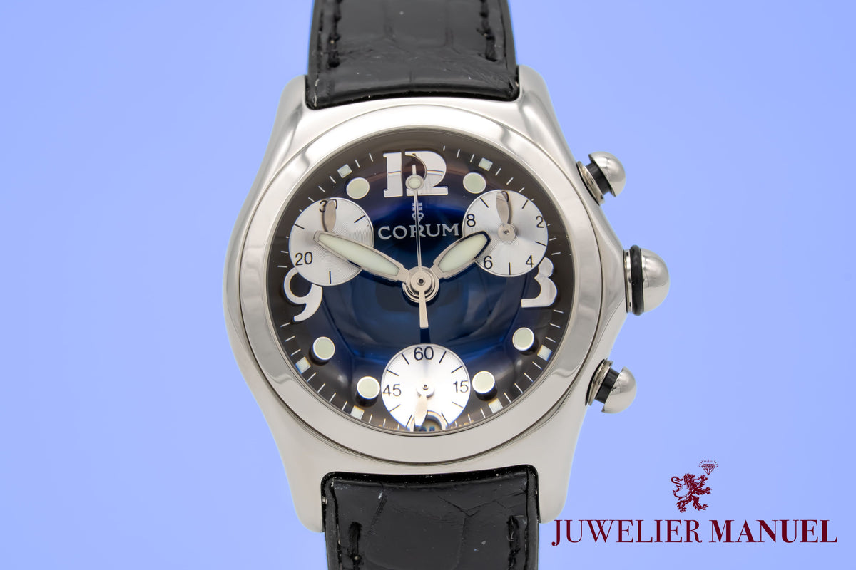 Corum Bubble 196.250.20 Chronograph Stainless Steel 36mm Papers