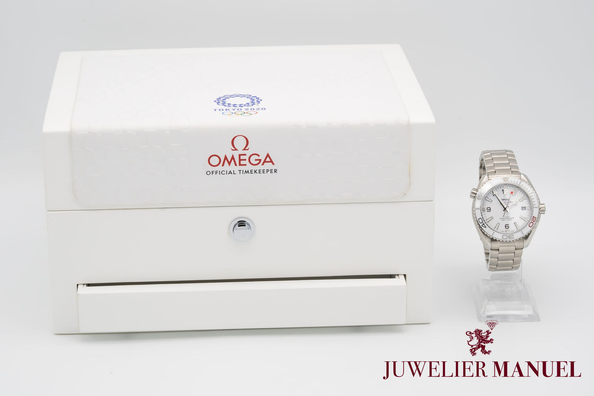 Omega Seamaster Planet Ocean 600M "Tokyo 2020" Limited Edition Full Set 39.5mm
