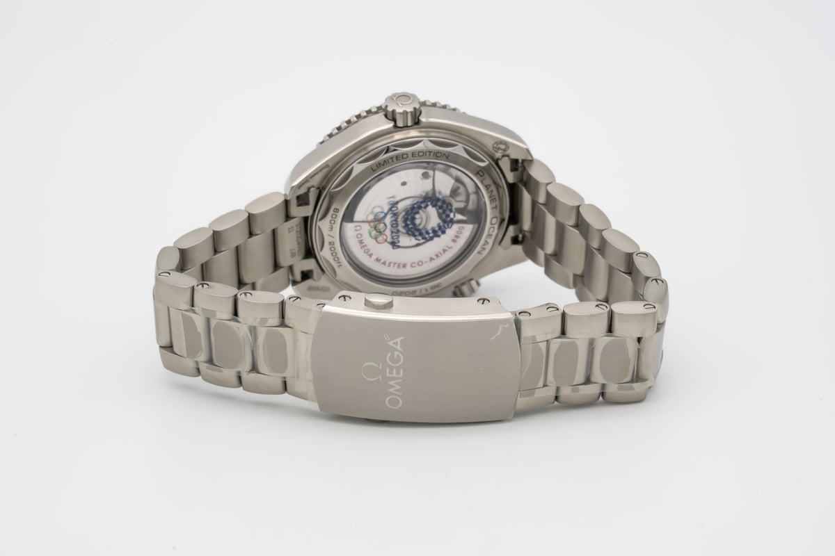Omega Seamaster Planet Ocean 600M "Tokyo 2020" Limited Edition Full Set 39.5mm