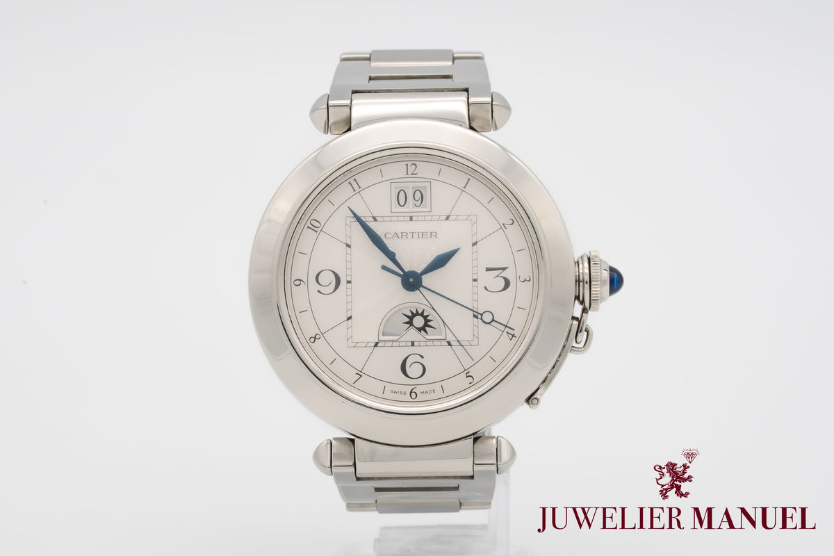 Cartier Pasha W31093M7 Night & Day Stainless Steel Automatic 42mm