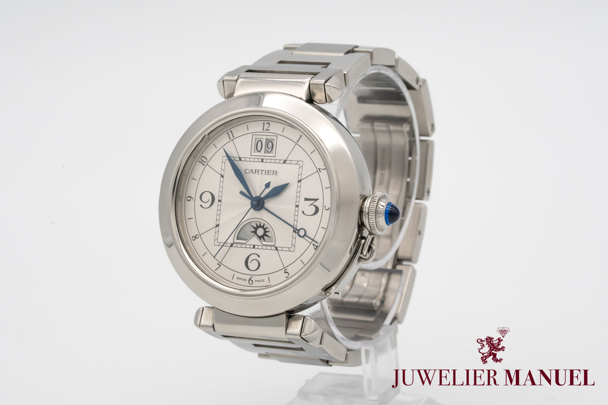 Cartier Pasha W31093M7 Night & Day Stainless Steel Automatic 42mm