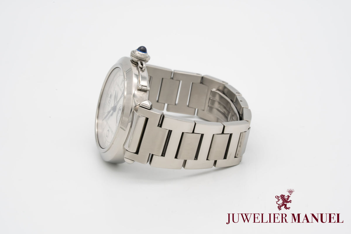 Cartier Pasha W31093M7 Night & Day Stainless Steel Automatic 42mm