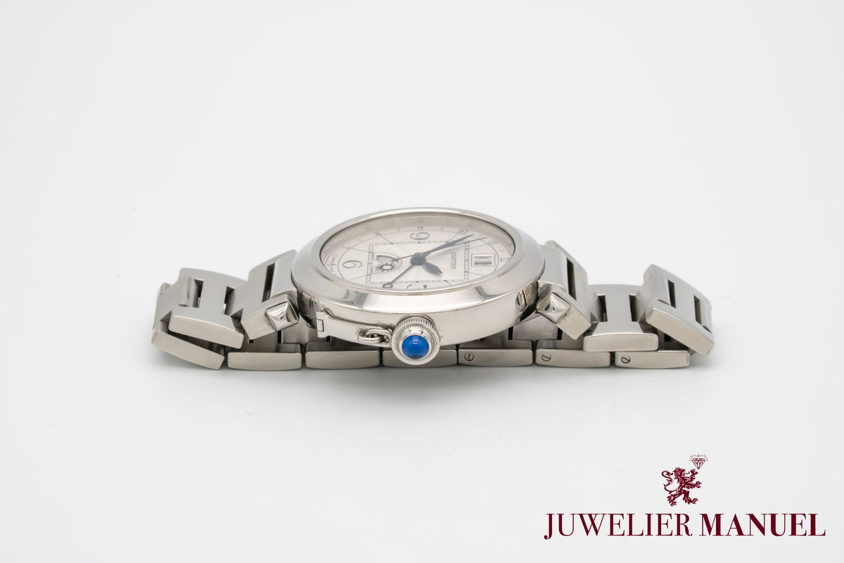 Cartier Pasha W31093M7 Night & Day Stainless Steel Automatic 42mm