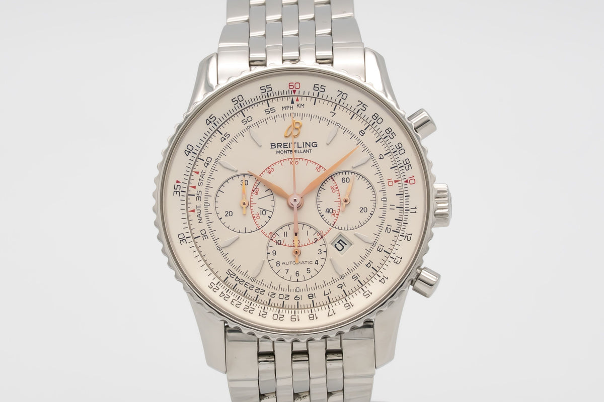 Breitling Montbrillant Navitimer A41370 Chronograph Stahl Automatik 38mm Papers