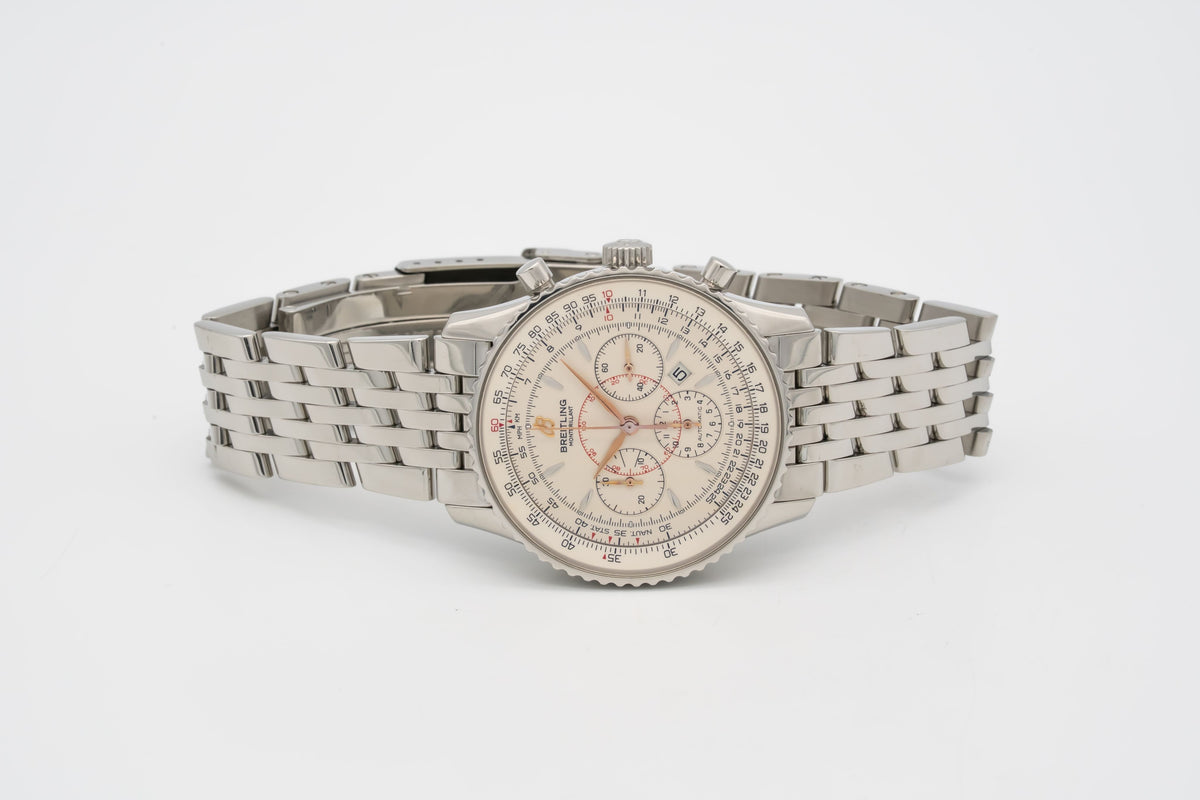 Breitling Montbrillant Navitimer A41370 Chronograph Stahl Automatik 38mm Papers