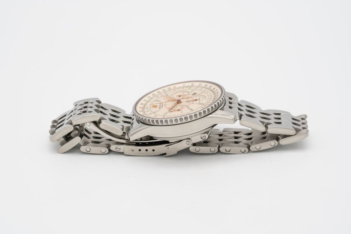 Breitling Montbrillant Navitimer A41370 Chronograph Stahl Automatik 38mm Papers