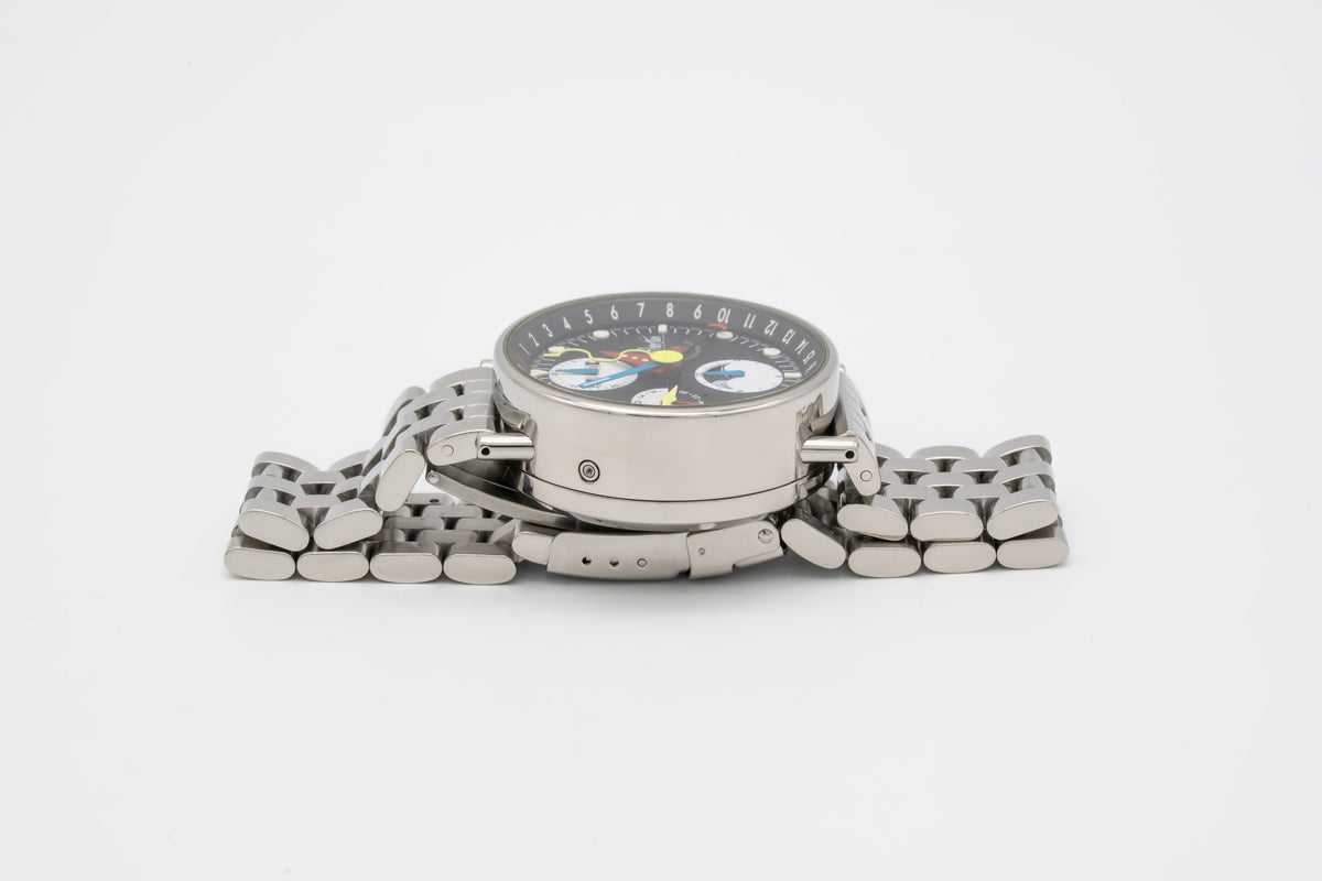 Alain Silberstein Bauhaus Krono 2 Chronograph Limited Edition Stahl Automatik 38mm