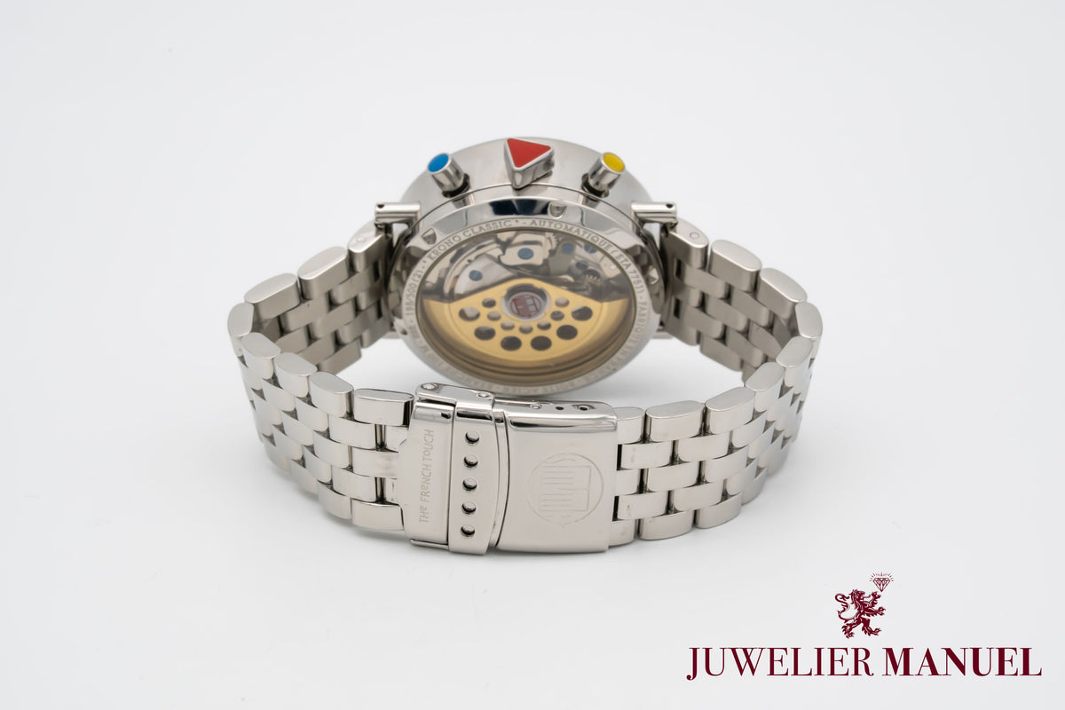 Alain Silberstein Bauhaus Krono 2 Chronograph Limited Edition Stahl Automatik 38mm