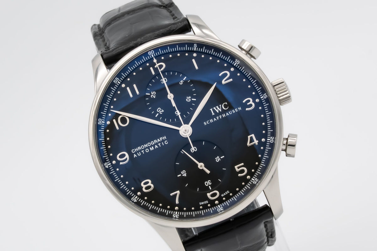 IWC Portugieser Chronograph IW371438 Stahl Automatik 41mm Papers