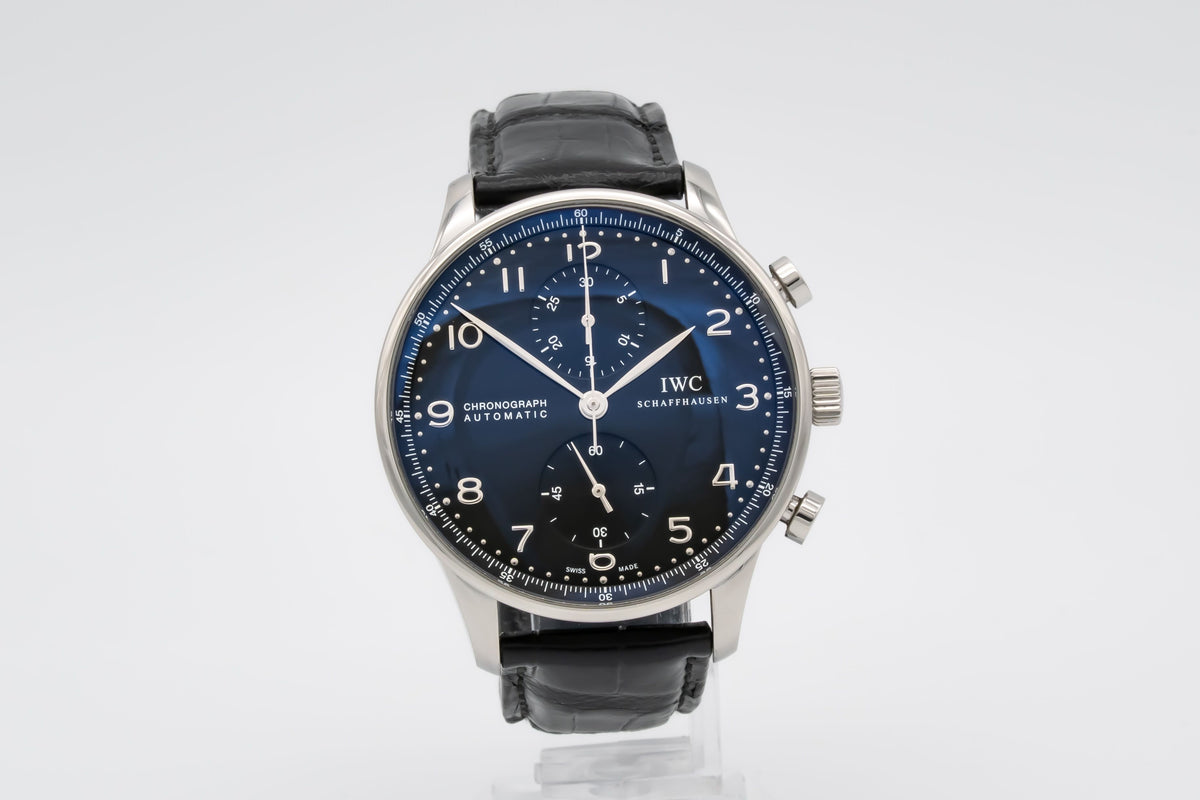 IWC Portugieser Chronograph IW371438 Stahl Automatik 41mm Papers
