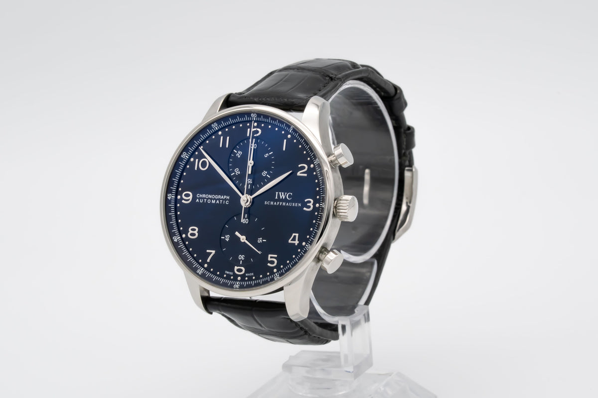 IWC Portugieser Chronograph IW371438 Stahl Automatik 41mm Papers