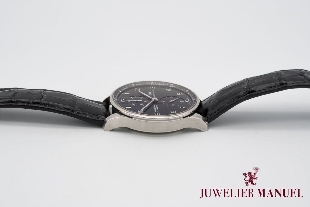 IWC Portugieser Chronograph IW371438 Stahl Automatik 41mm Papers