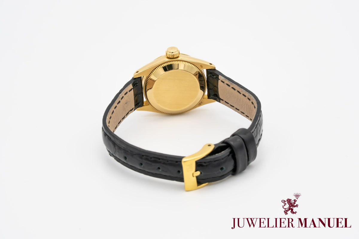 Rolex Oyster Perpetual Lady Date 6517 Gelbgold 750 Automatik 26mm