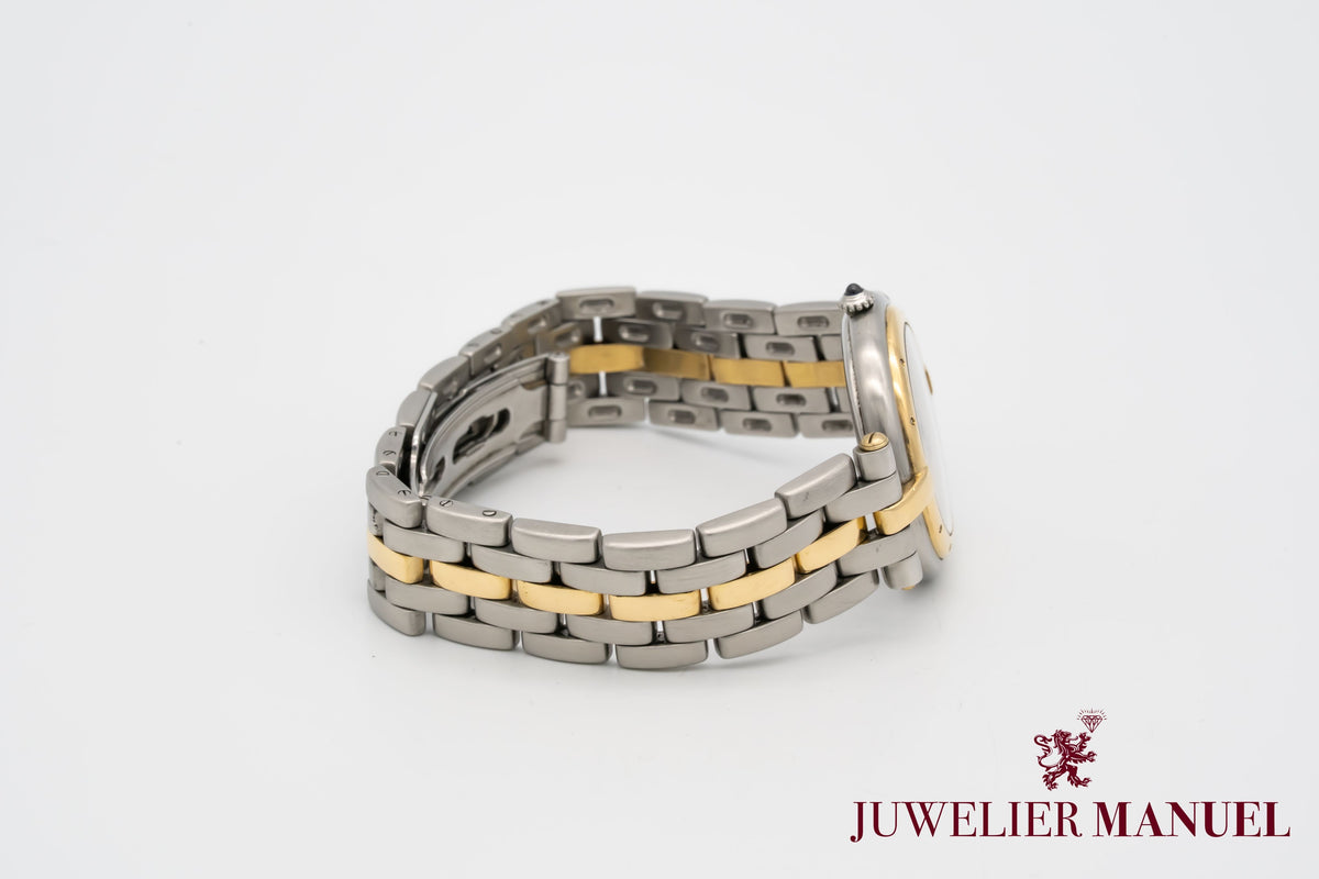 Cartier Cougar Panthere Ronde Medium 30mm 183964 Stahl Gelbgold 750