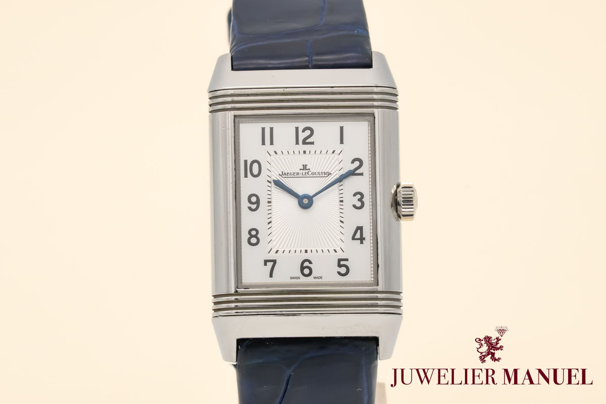 Jaeger-LeCoultre Reverso Classic Medium Duetto Q2588422 Factory Diamonds Stainless Steel Manual Winding