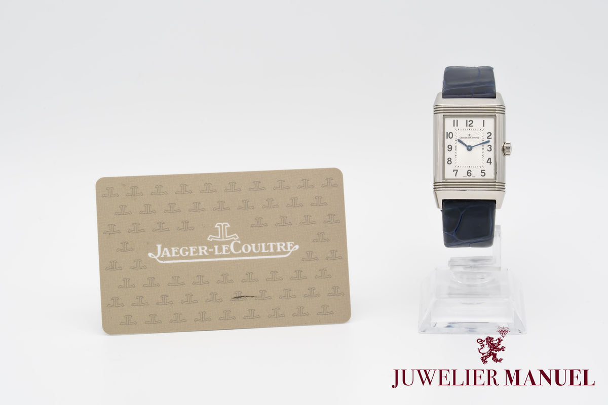 Jaeger-LeCoultre Reverso Classic Medium Duetto Q2588422 Factory Diamonds Stainless Steel Manual Winding