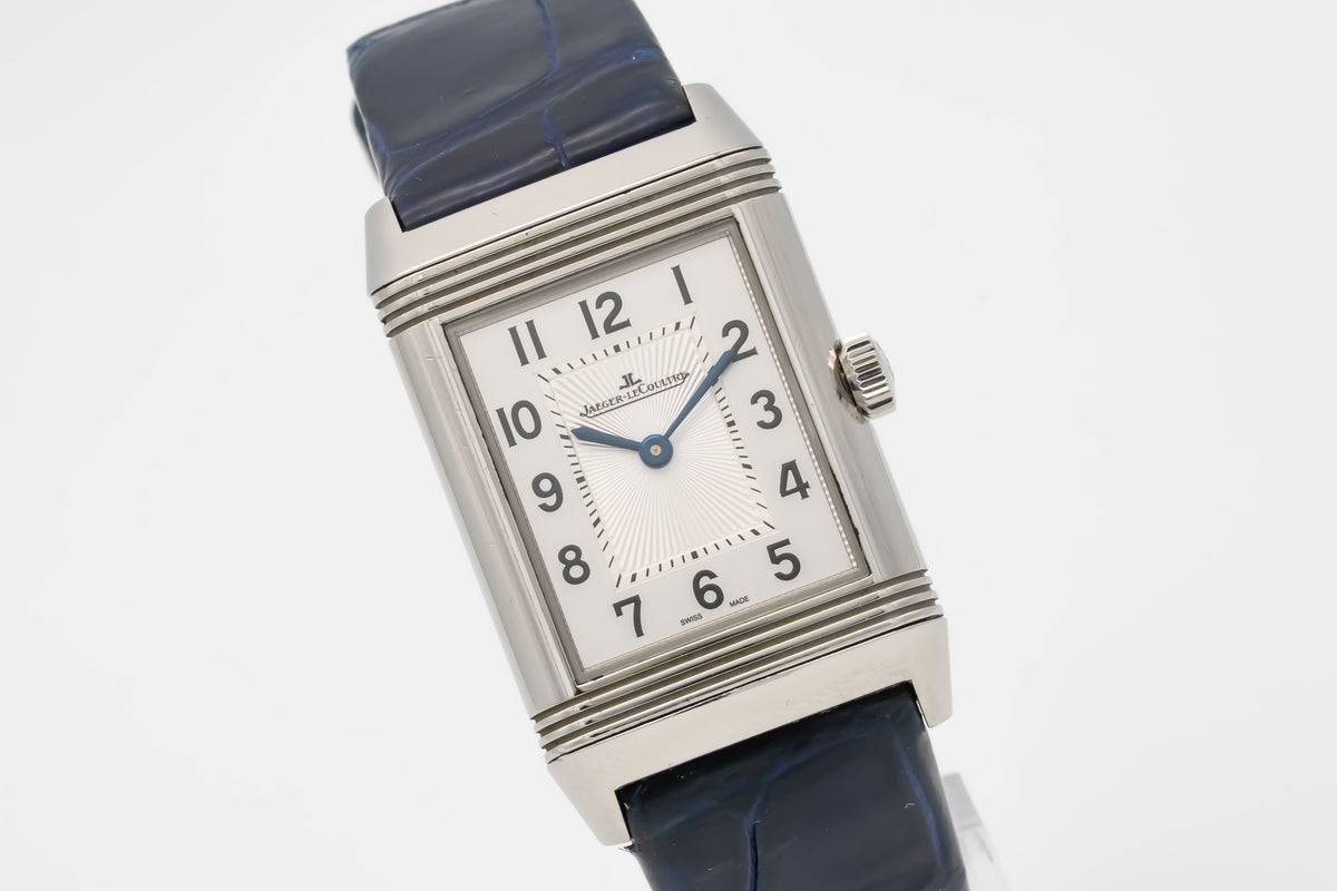Jaeger-LeCoultre Reverso Classic Medium Duetto Q2588422 Factory Diamonds Stainless Steel Manual Winding