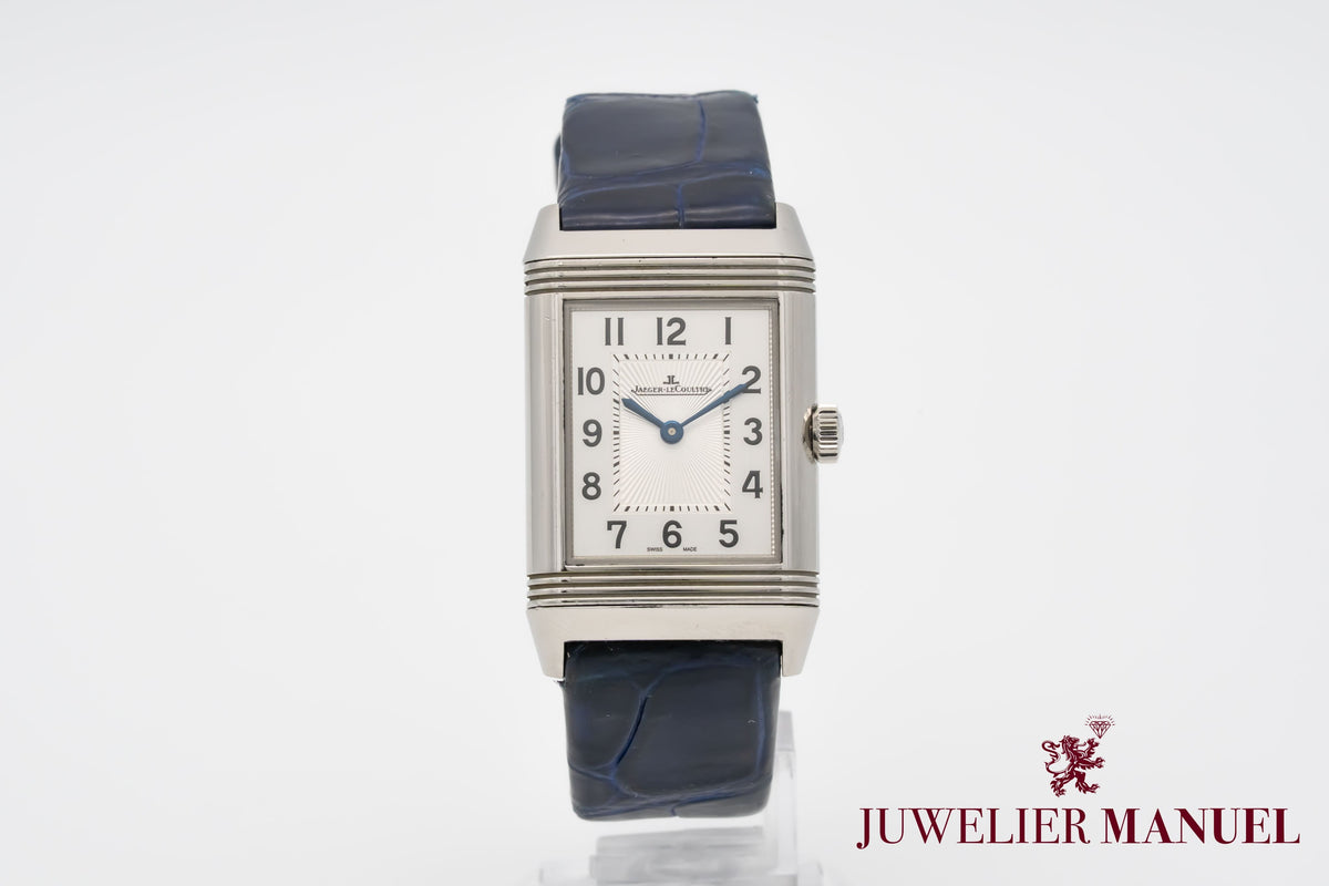 Jaeger-LeCoultre Reverso Classic Medium Duetto Q2588422 Factory Diamonds Stainless Steel Manual Winding
