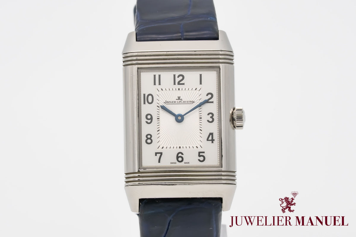 Jaeger-LeCoultre Reverso Classic Medium Duetto Q2588422 Factory Diamonds Stainless Steel Manual Winding