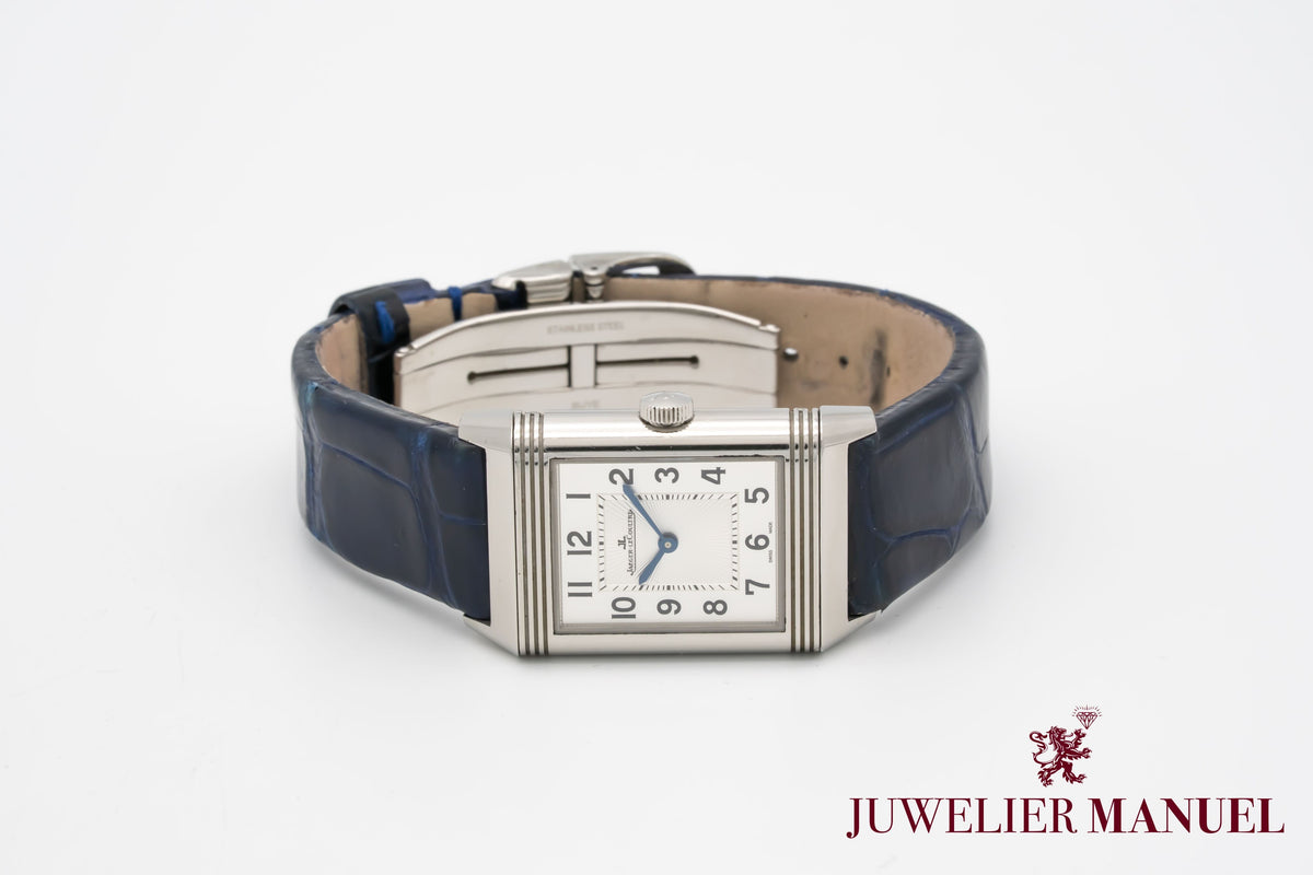 Jaeger-LeCoultre Reverso Classic Medium Duetto Q2588422 Factory Diamonds Stainless Steel Manual Winding