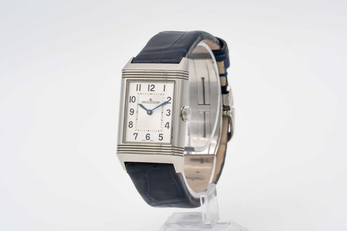 Jaeger-LeCoultre Reverso Classic Medium Duetto Q2588422 Factory Diamonds Stainless Steel Manual Winding