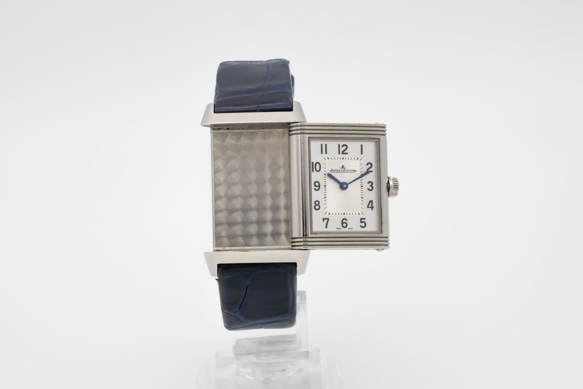 Jaeger-LeCoultre Reverso Classic Medium Duetto Q2588422 Factory Diamonds Stainless Steel Manual Winding