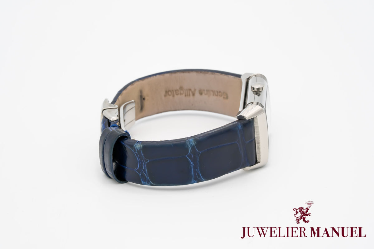 Jaeger-LeCoultre Reverso Classic Medium Duetto Q2588422 Factory Diamonds Stainless Steel Manual Winding