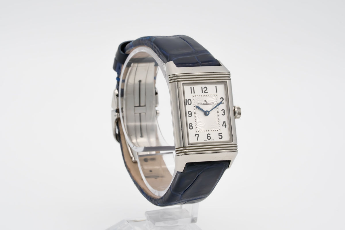 Jaeger-LeCoultre Reverso Classic Medium Duetto Q2588422 Factory Diamonds Stainless Steel Manual Winding