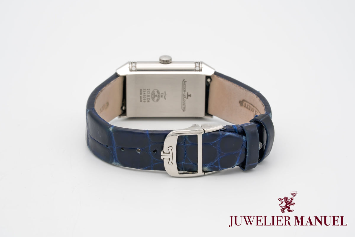 Jaeger-LeCoultre Reverso Classic Medium Duetto Q2588422 Factory Diamonds Stainless Steel Manual Winding