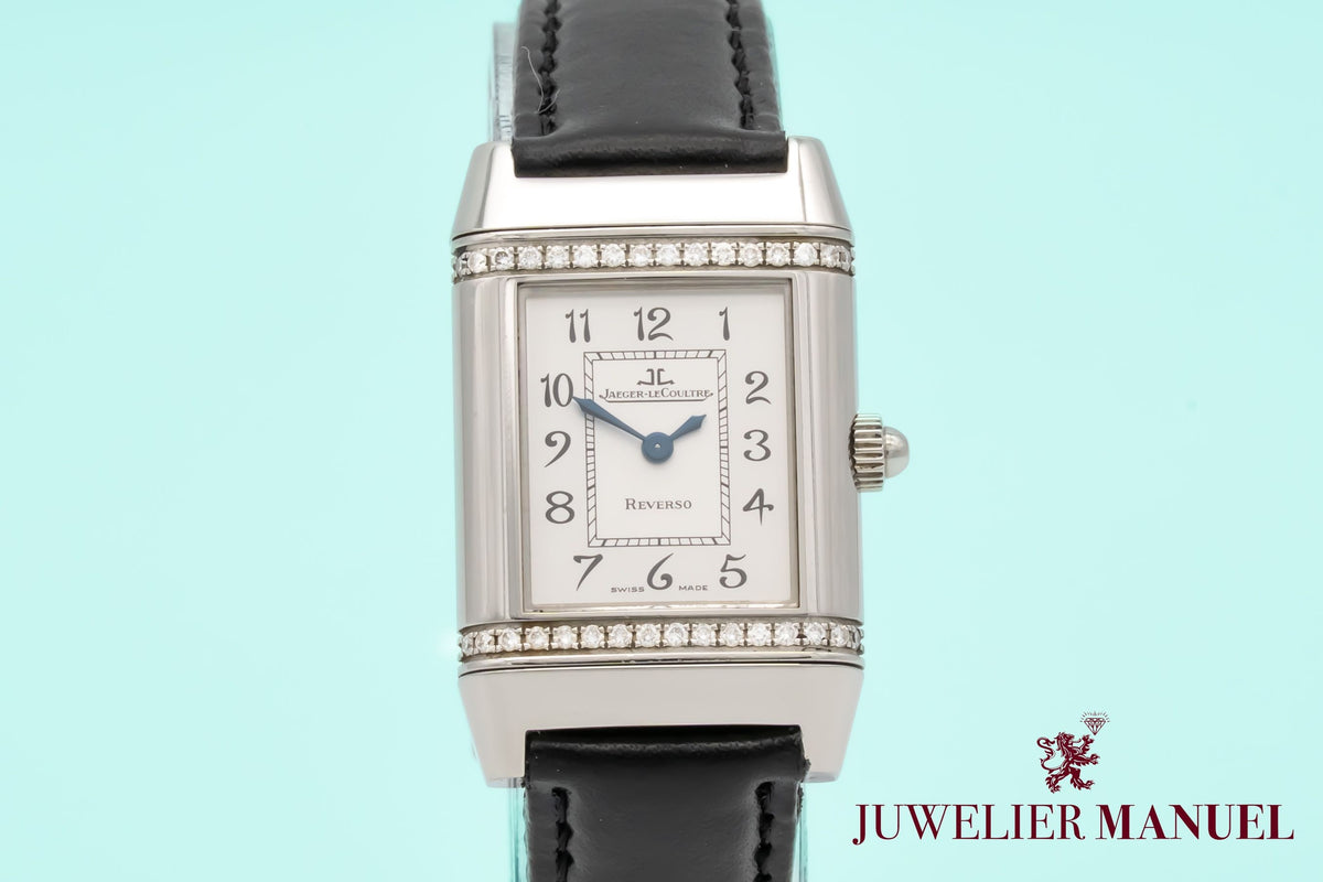 Jaeger-LeCoultre Reverso Lady 265.8.08 Factory Diamonds Stainless Steel