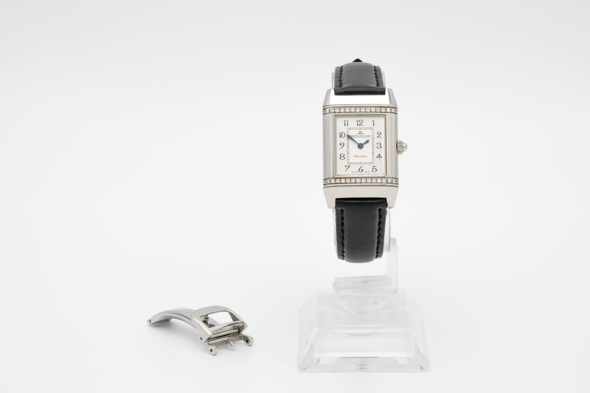 Jaeger-LeCoultre Reverso Lady 265.8.08 Factory Diamonds Stainless Steel