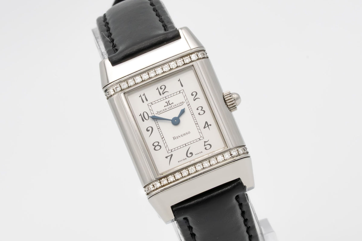 Jaeger-LeCoultre Reverso Lady 265.8.08 Factory Diamonds Stainless Steel