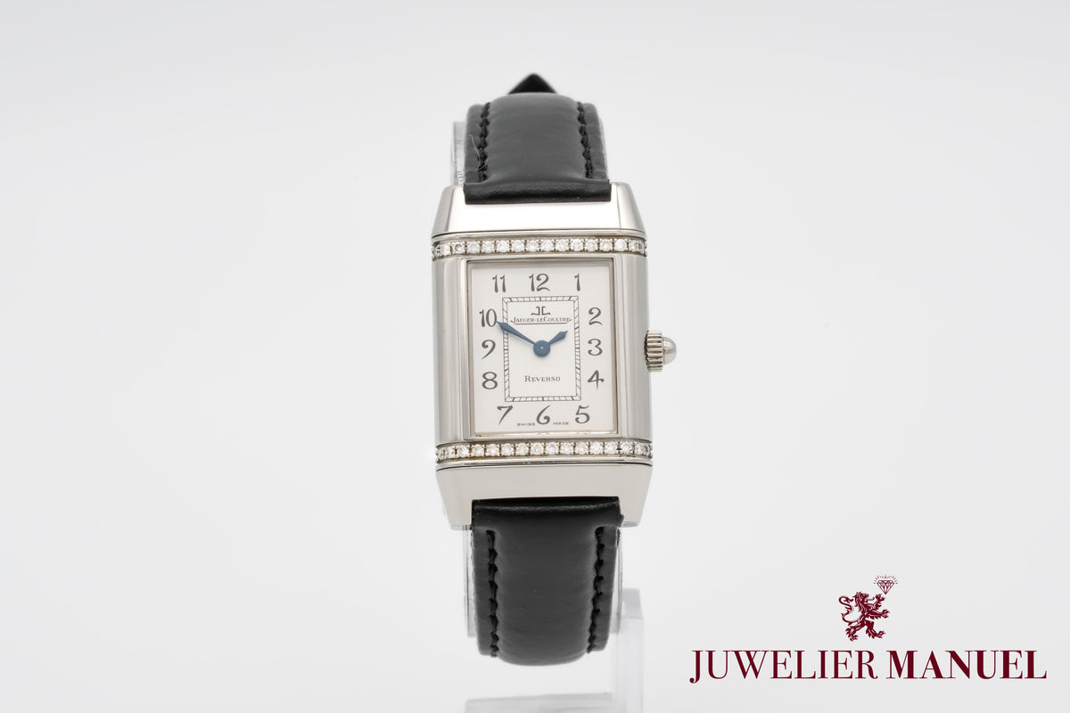 Jaeger-LeCoultre Reverso Lady 265.8.08 Factory Diamonds Stainless Steel