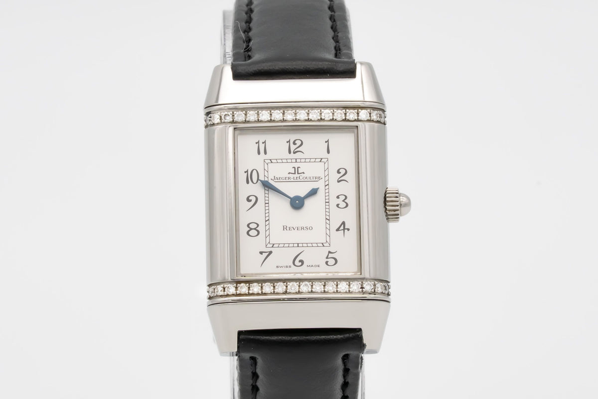 Jaeger-LeCoultre Reverso Lady 265.8.08 Factory Diamonds Stainless Steel