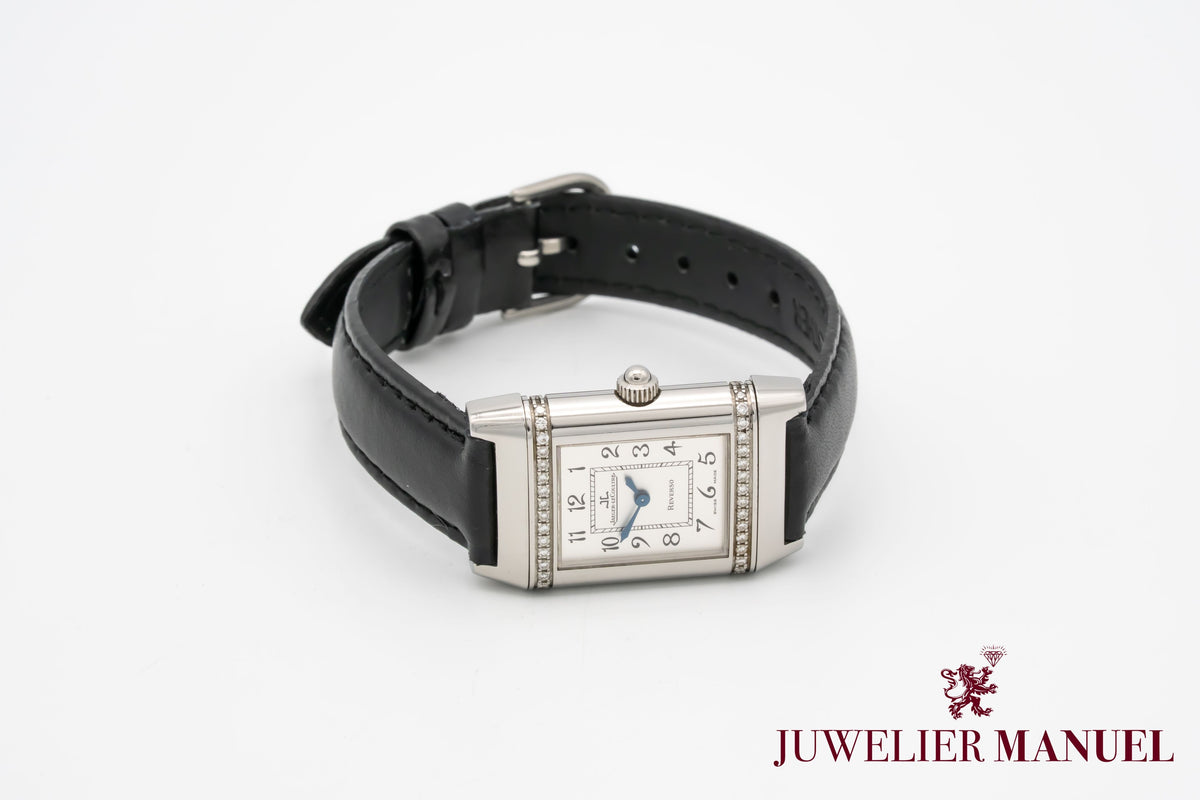 Jaeger-LeCoultre Reverso Lady 265.8.08 Factory Diamonds Stainless Steel