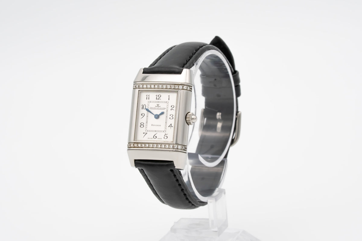 Jaeger-LeCoultre Reverso Lady 265.8.08 Factory Diamonds Stainless Steel