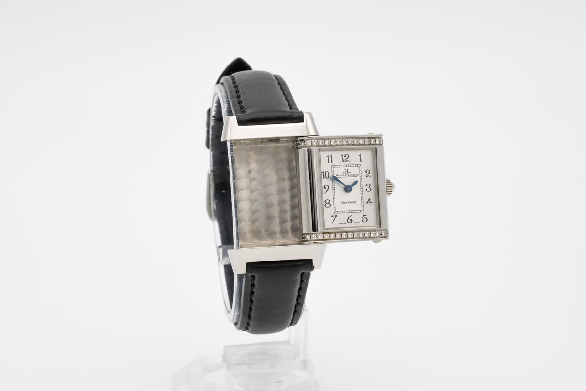 Jaeger-LeCoultre Reverso Lady 265.8.08 Factory Diamonds Stainless Steel