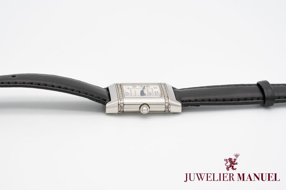 Jaeger-LeCoultre Reverso Lady 265.8.08 Factory Diamonds Stainless Steel