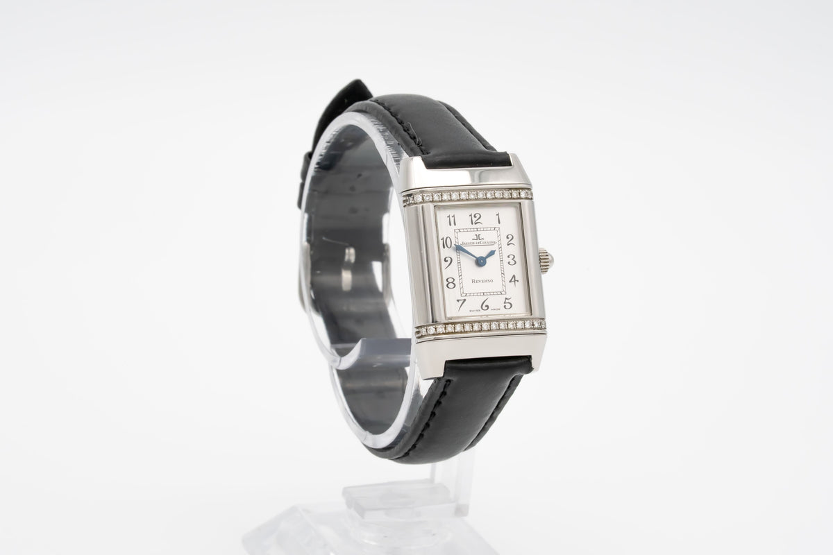 Jaeger-LeCoultre Reverso Lady 265.8.08 Factory Diamonds Stainless Steel