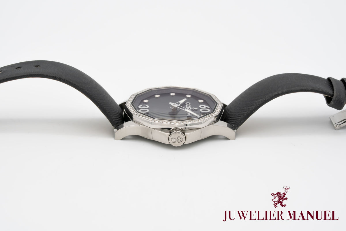 Corum Admiral's Cup Legend 38 Factory Diamonds Stahl Automatik 38mm Papers