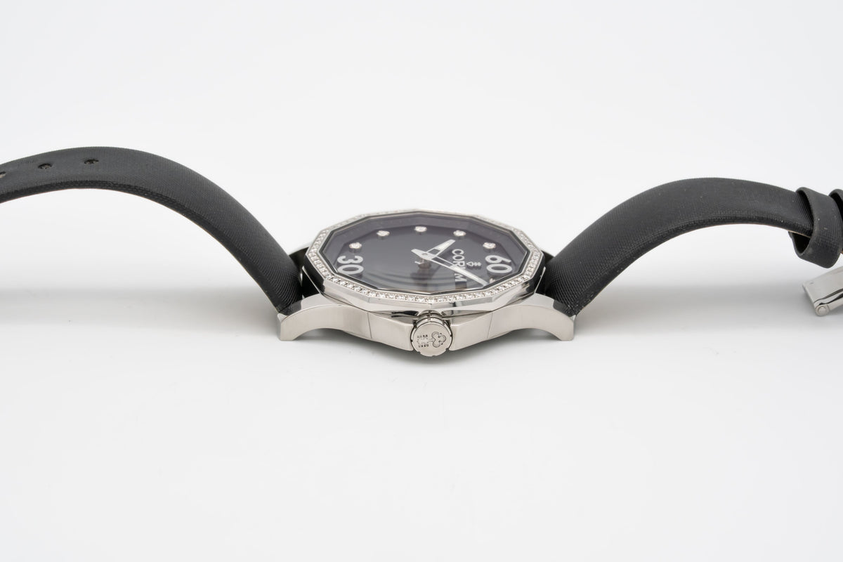 Corum Admiral's Cup Legend 38 Factory Diamonds Stahl Automatik 38mm Papers