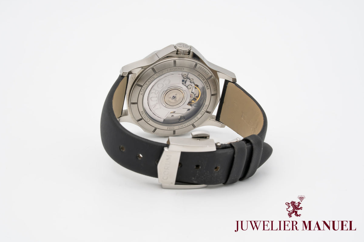 Corum Admiral's Cup Legend 38 Factory Diamonds Stahl Automatik 38mm Papers