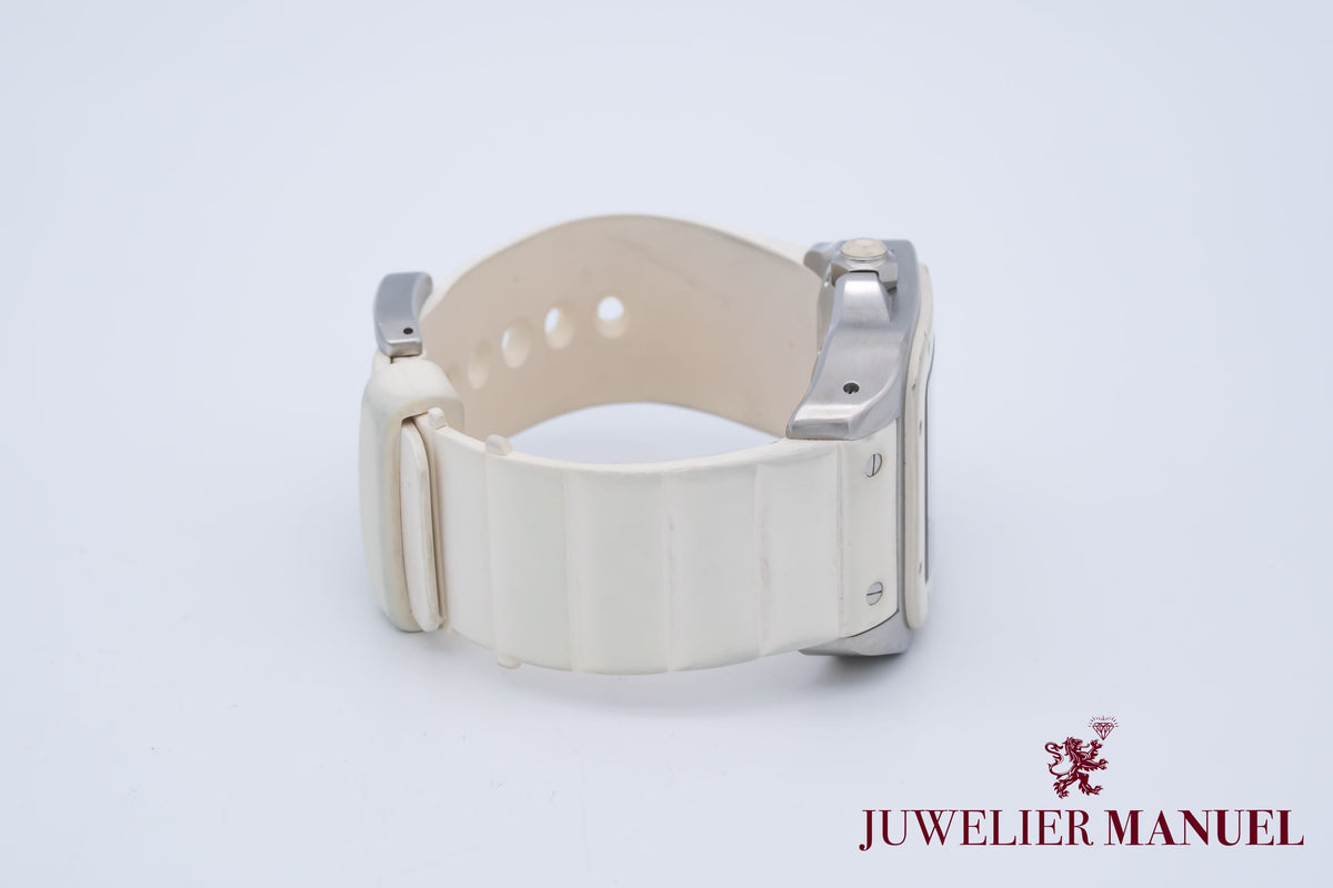 Cartier Santos 100 2878 Stahl Automatik Papers