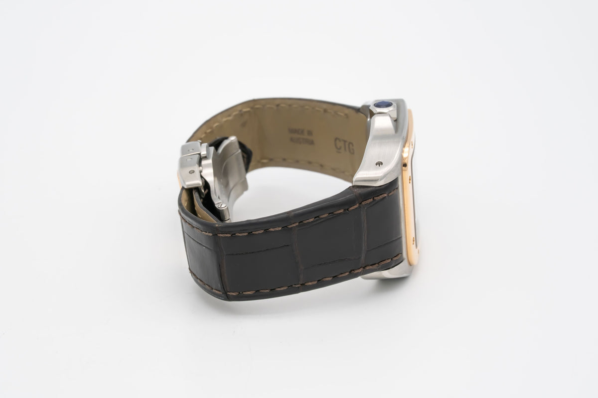 Cartier Santos 100 2878 Stahl Gelbgold 750 Automatik