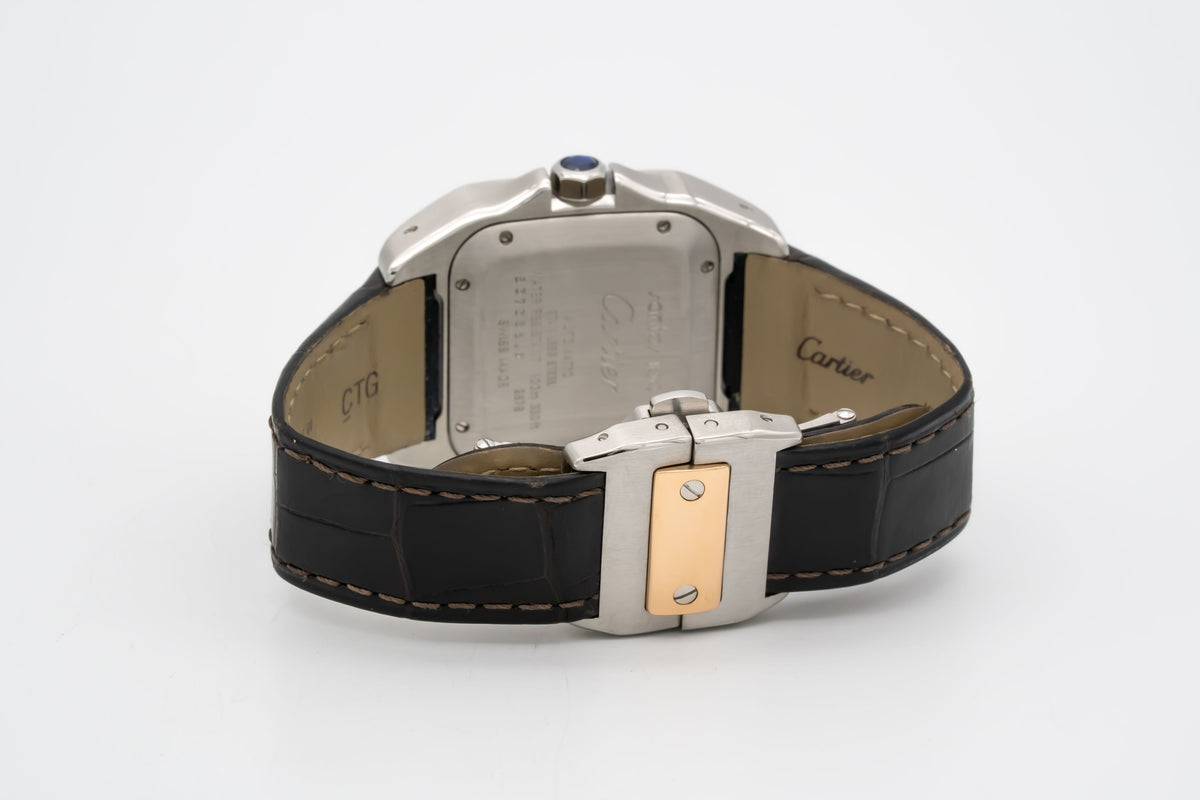 Cartier Santos 100 2878 Stahl Gelbgold 750 Automatik