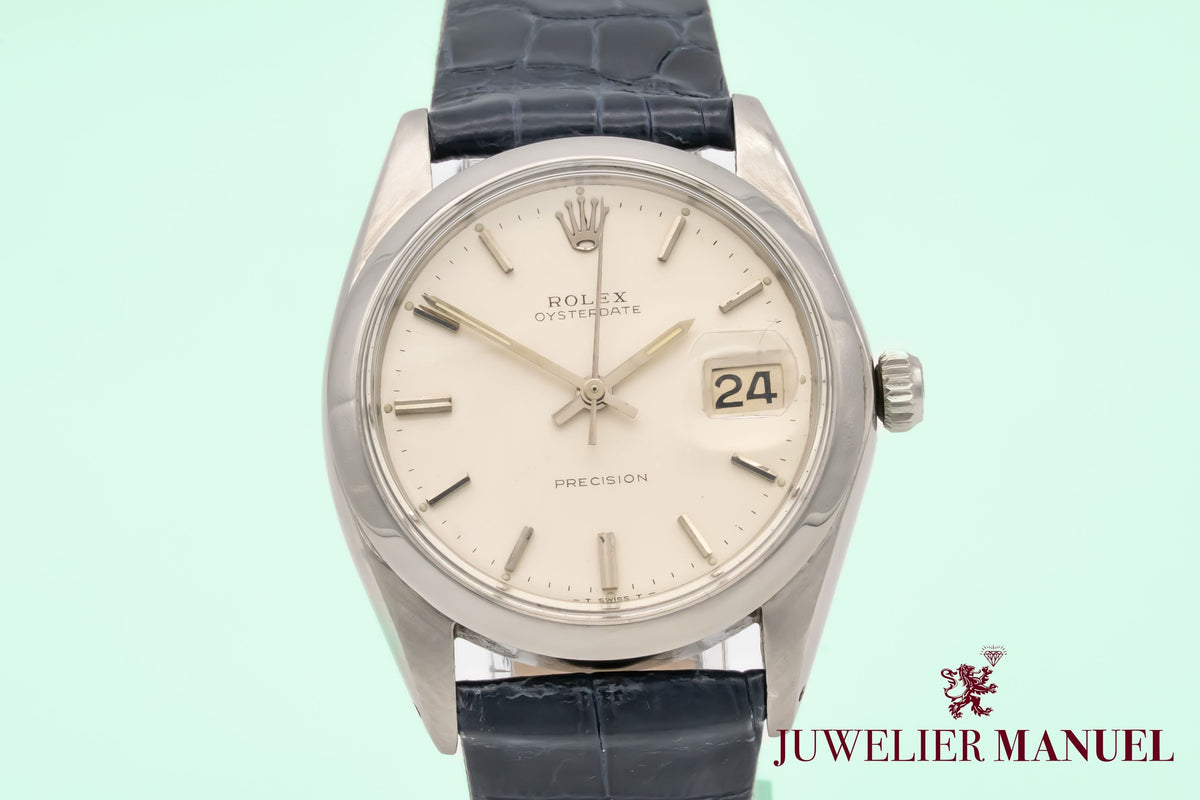 Rolex Oysterdate Precision Oyster Date 6694 Stainless Steel Manual Winding 34mm