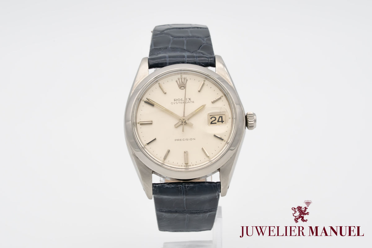 Rolex Oysterdate Precision Oyster Date 6694 Stainless Steel Manual Winding 34mm