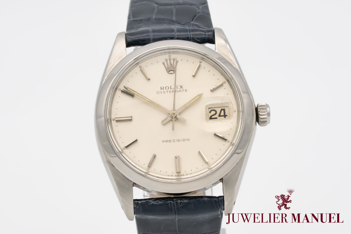 Rolex Oysterdate Precision Oyster Date 6694 Stainless Steel Manual Winding 34mm
